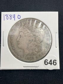 1889 O Morgan Silver Dollar Coin