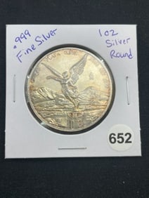 .999 Fine Silver 1 Ounce Silver Round