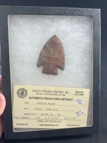 Hardin with COA Indian Artifact Arrowhead