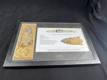 Smith with COA Indian Artifact Arrowhead