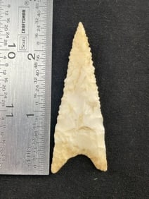 Dalton from Northeast Arkansas Indian Artifact Arrowhead