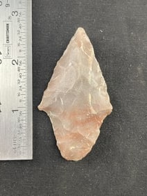 Novaculite Gary Point from South Arkansas Indian Artifact Arrowhead