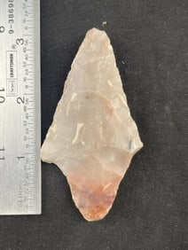 Novaculite Gary Point from South Arkansas Indian Artifact Arrowhead