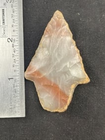 Novaculite Gary Point from South Arkansas Indian Artifact Arrowhead