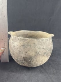 Miniature Mississippian Bowl solid Indian Artifact Arrowhead