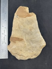 Chipped Hoe with Great Polish from South Arkansas Indian Artifact Arrowhead