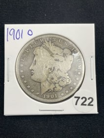 1901 O Morgan Silver Dollar Coin