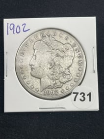 1902 Morgan Silver Dollar Coin