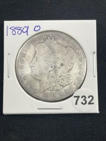 1889 O Morgan Silver Dollar Coin