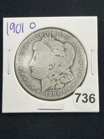 1901 O Morgan Silver Dollar Coin