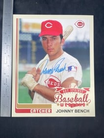 Johnny Bench Hand Signed Authentic Autograph