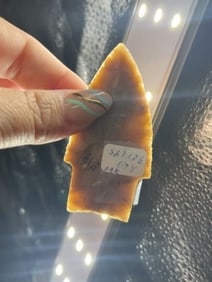 Scottsbluff from Saline County, Arkansas Indian Artifact Arrowhead