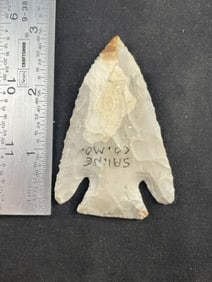 Lost Lake from Saline County, Missouri Indian Artifact Arrowhead