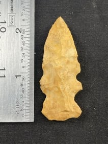 Evans Point from Arkansas Indian Artifact Arrowhead