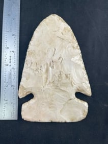 Chipped Hoe Indian Artifact Arrowhead