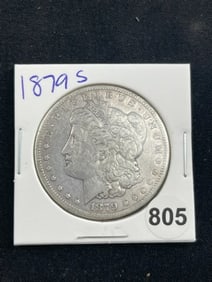 1879 S Morgan Silver Dollar Coin