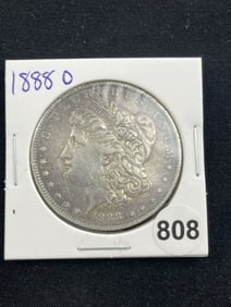 1888 O Morgan Silver Dollar Coin