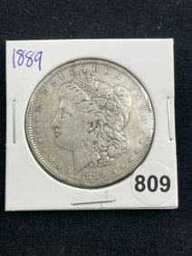 1889 Morgan Silver Dollar Coin