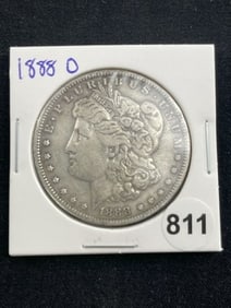 1888 O Morgan Silver Dollar Coin