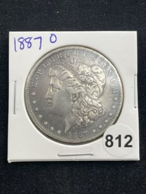 1887 O Morgan Silver Dollar Coin