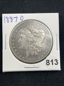 1887 O Morgan Silver Dollar Coin