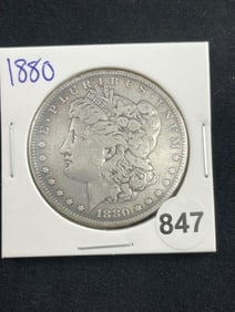 1880 Morgan Silver Dollar Coin