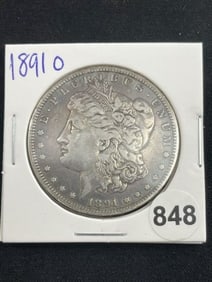 1891 O Morgan Silver Dollar Coin