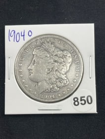 1904 O Morgan Silver Dollar Coin