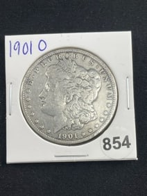 1901 O Morgan Silver Dollar Coin