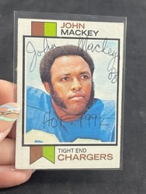 John Mackey Hand Signed Authentic Autograph