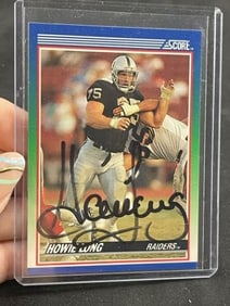 Howie Long Hand Signed Authentic Autograph