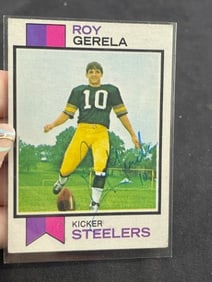Roy Gerela Hand Signed Authentic Autograph