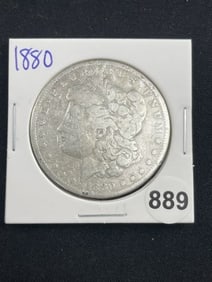 1880 Morgan Silver Dollar Coin