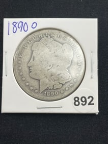 1890 O Morgan Silver Dollar Coin
