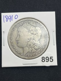 1891 O Morgan Silver Dollar Coin