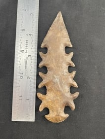 Tussinger Eccentric Indian Artifact Arrowhead