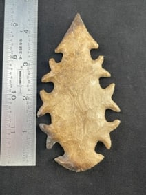 Tussinger Eccentric Indian Artifact Arrowhead