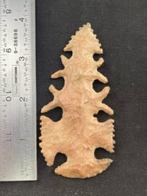 Tussinger Eccentric Indian Artifact Arrowhead