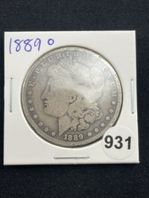 1889 O Morgan Silver Dollar Coin