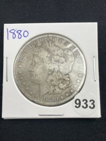 1880 Morgan Silver Dollar Coin