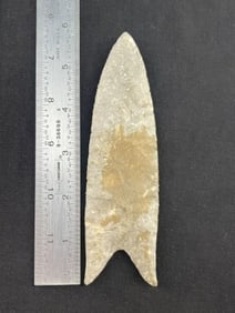 Dalton Indian Artifact Arrowhead