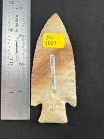 Hardin Indian Artifact Arrowhead