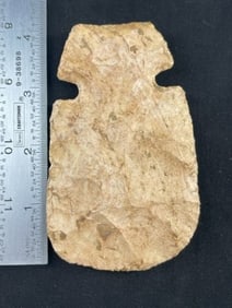Chipped Hoe Indian Artifact Arrowhead
