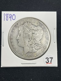 1890 Morgan Silver Dollar Coin