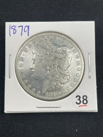 1879 Morgan Silver Dollar Coin