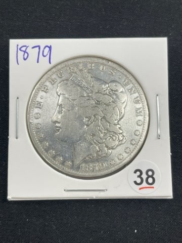 1879 Morgan Silver Dollar Coin (1 of 2)