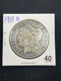 1901 O Morgan Silver Dollar Coin