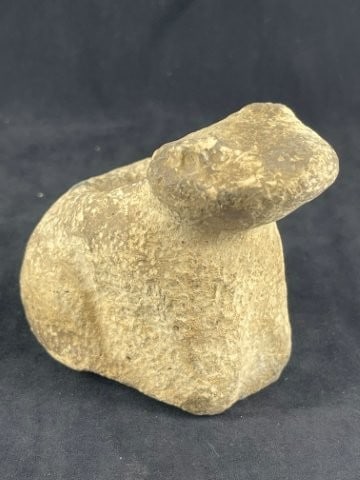 Frog Effigy Stone Pipe Indian Artifact Arrowhead (1 of 7)
