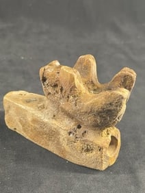 Effigy Stone Pipe Indian Artifact Arrowhead