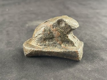 Frog Effigy Stone Pipe Indian Artifact Arrowhead